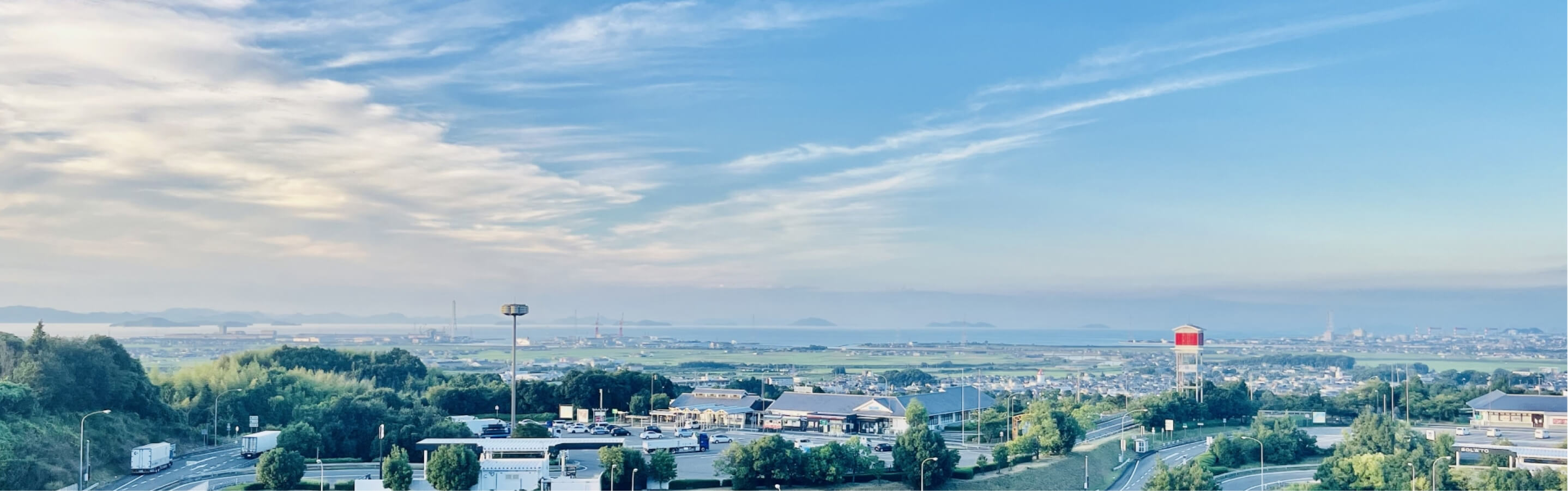 愛媛県西条市の町並み